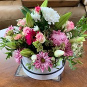 Blush Garden Hat Box